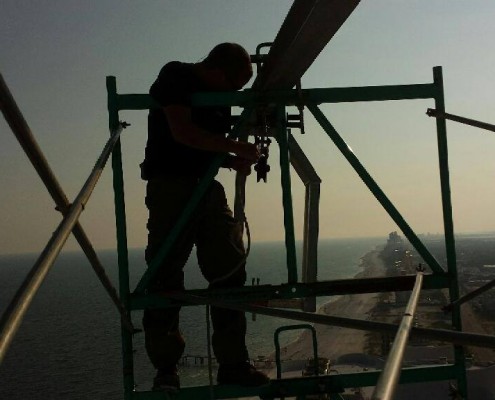 High rise window cleaner